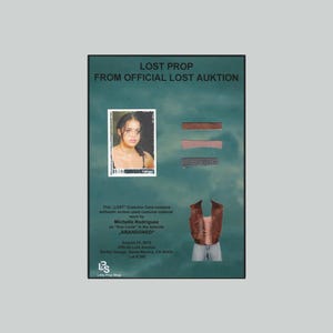 Lost Serie - original costume card - Prop  Michelle Rodriguez als Ana Lucia Cortez  - auf weltweit 195 Stück limitiert Lost TV Show in A4
