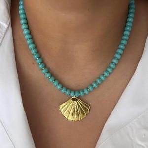 Build Your Own Stone Necklace With Pendant - Summer Necklace