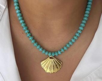 Crea tu propio collar de piedras con colgante - Collar de verano