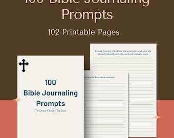 Bijbeldagboek met 100 prompts