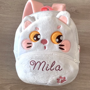 Children's backpack / personalized Kawaï plush animals