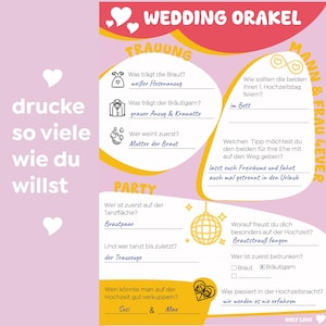 Wedding Oracle - JGA game, JGA puzzle, JGA game, wedding game