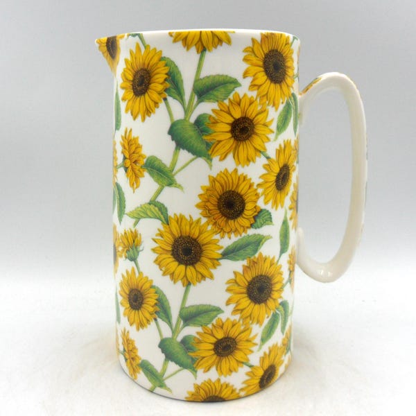 Large size Jug in Pretty Sunflower design.