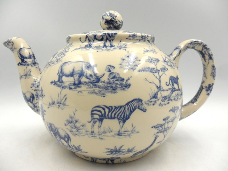 Heron Cross Pottery Safari Teapot - Thumbnail 5