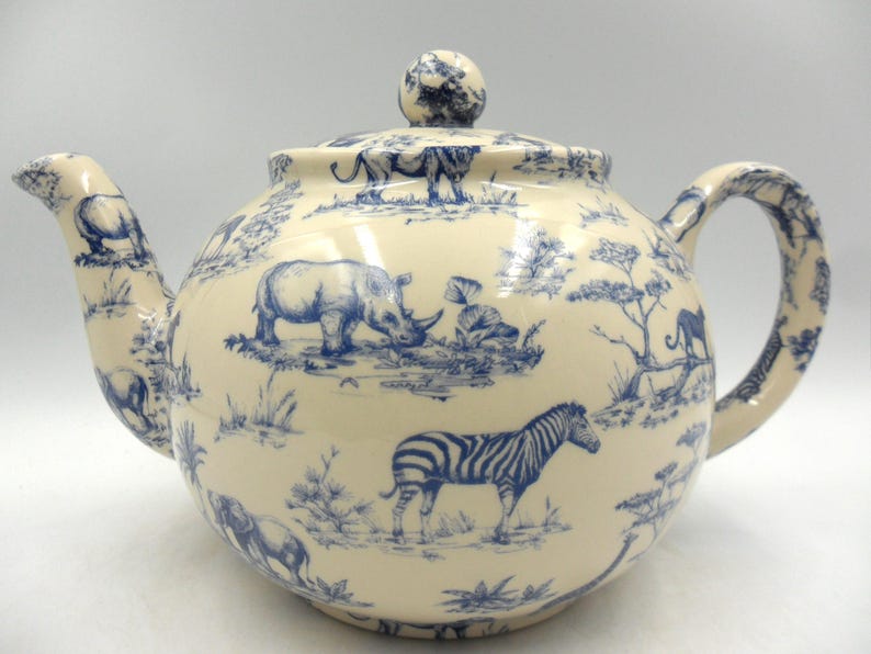 Heron Cross Pottery Safari Teapot - Thumbnail 4