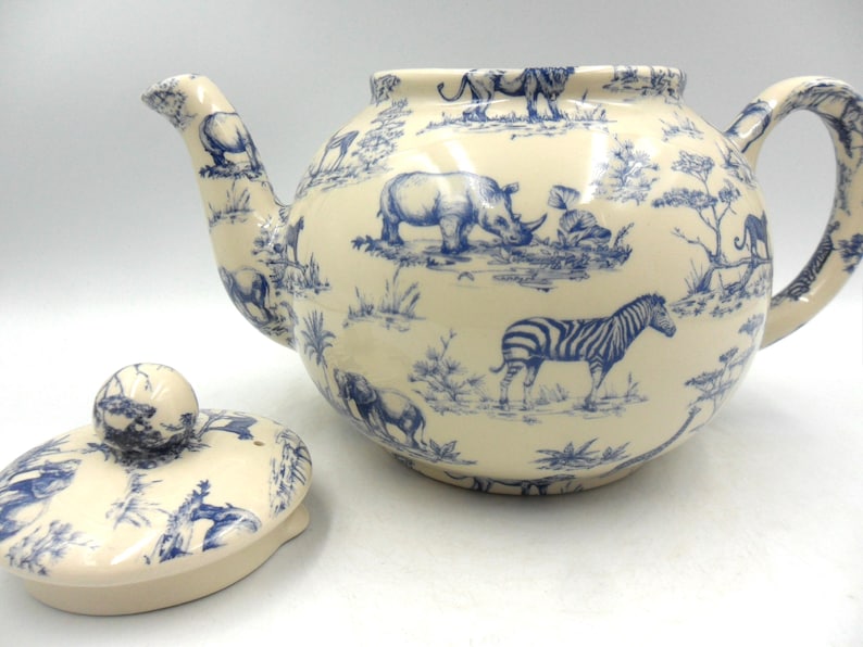 Heron Cross Pottery Safari Teapot - Thumbnail 3