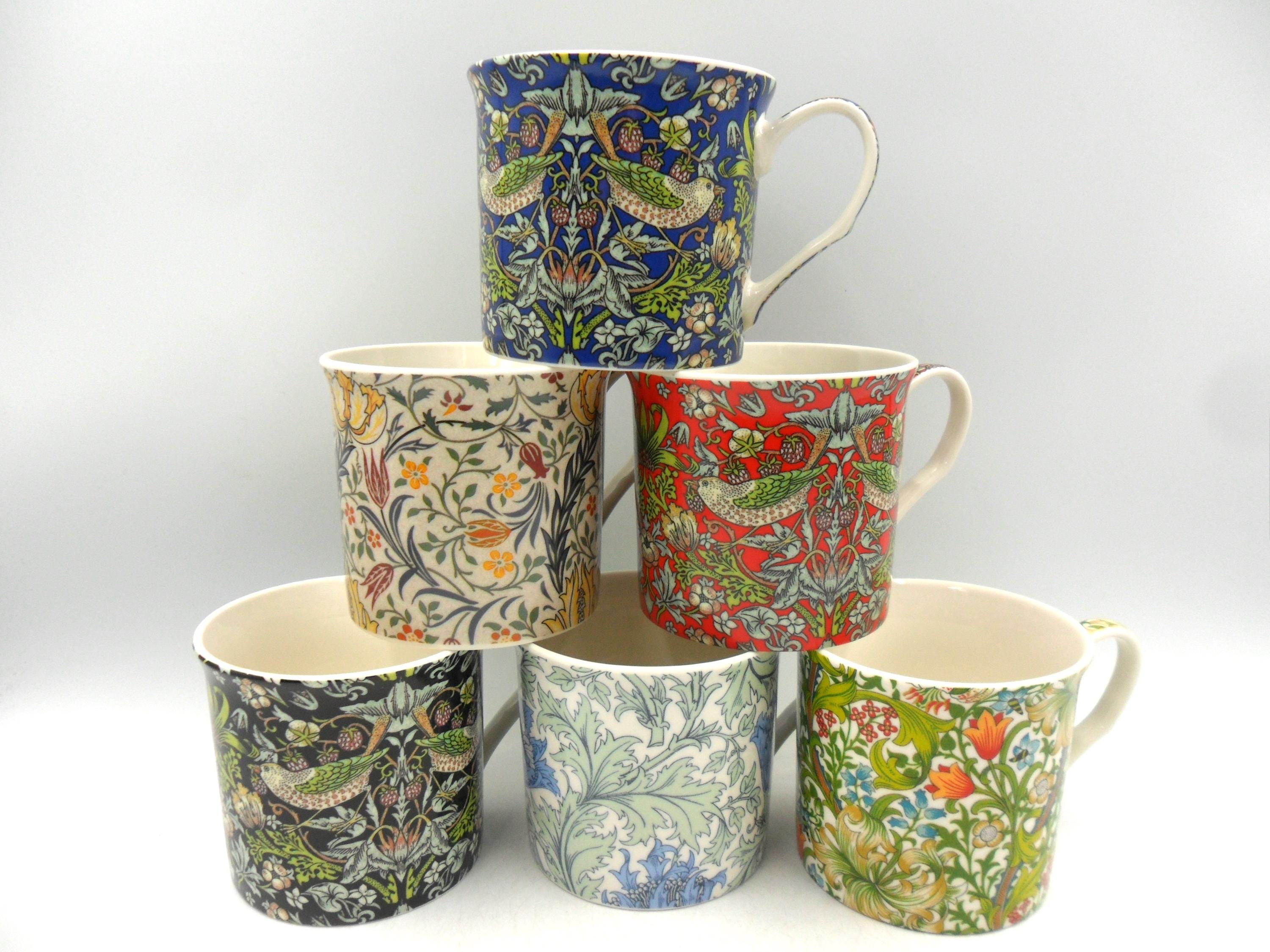 ウィリアムモリス マグカップ カップ コップ 陶器 花 フラワー 自然 