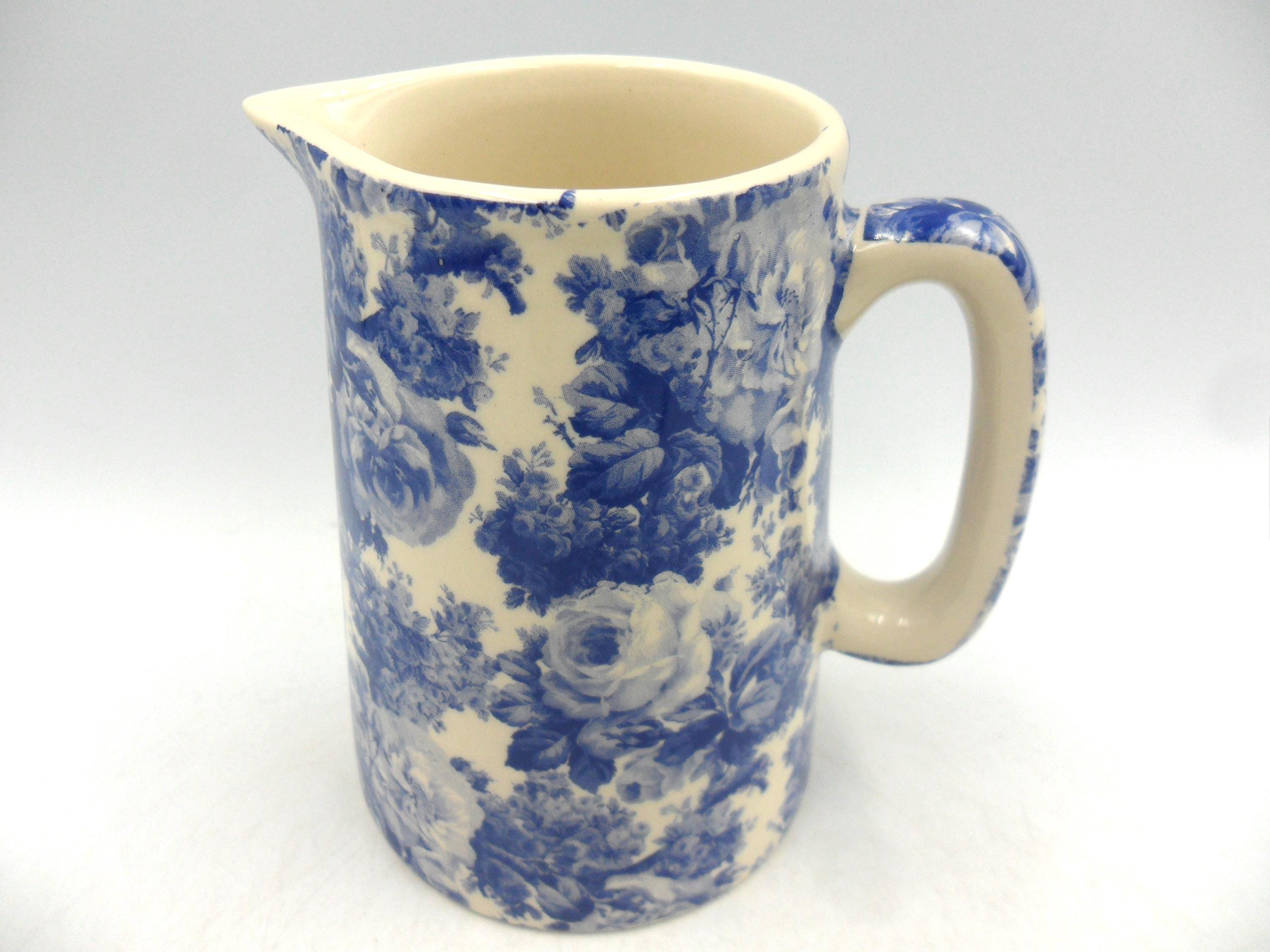 Heron Cross Pottery 伝統的な英国式ティーセット 6 Cup Teapot in Windsor Gardens Design by Heron Cross Pottery - Etsy