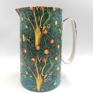 Large size Jug in William Morris Woodpecker design.