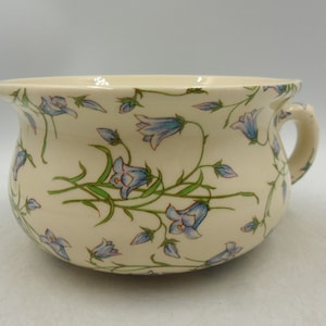 Heron Cross Pottery の Harebell デザインの小さな便器。