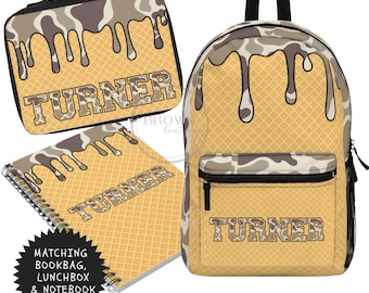 Ice Cream Drip Camo Backpack