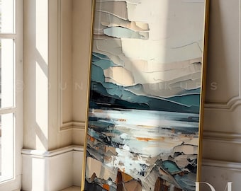 DINA Gold Frame Mockup: A3 Vertical Poster, Wall Art (PSD & JPG Digital Download)