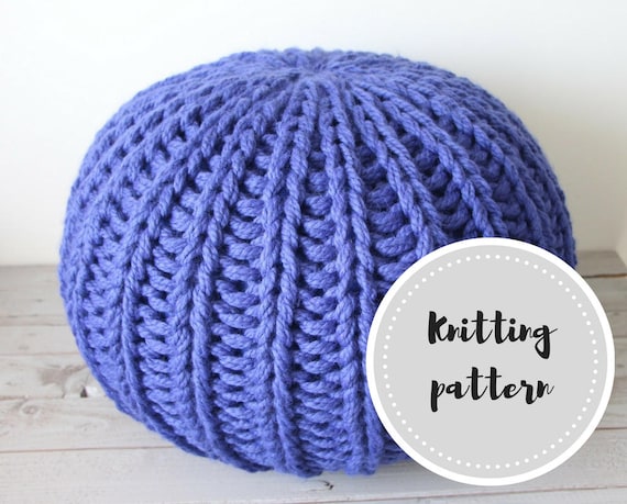 Chunky Knit Pouf PDF Pattern With Stuffing Instructions Etsy New Knitted Pouf Instructions Chunky Knit Pouf PDF Pattern With Stuffing Instructions Etsy New Knitted Pouf Instructions