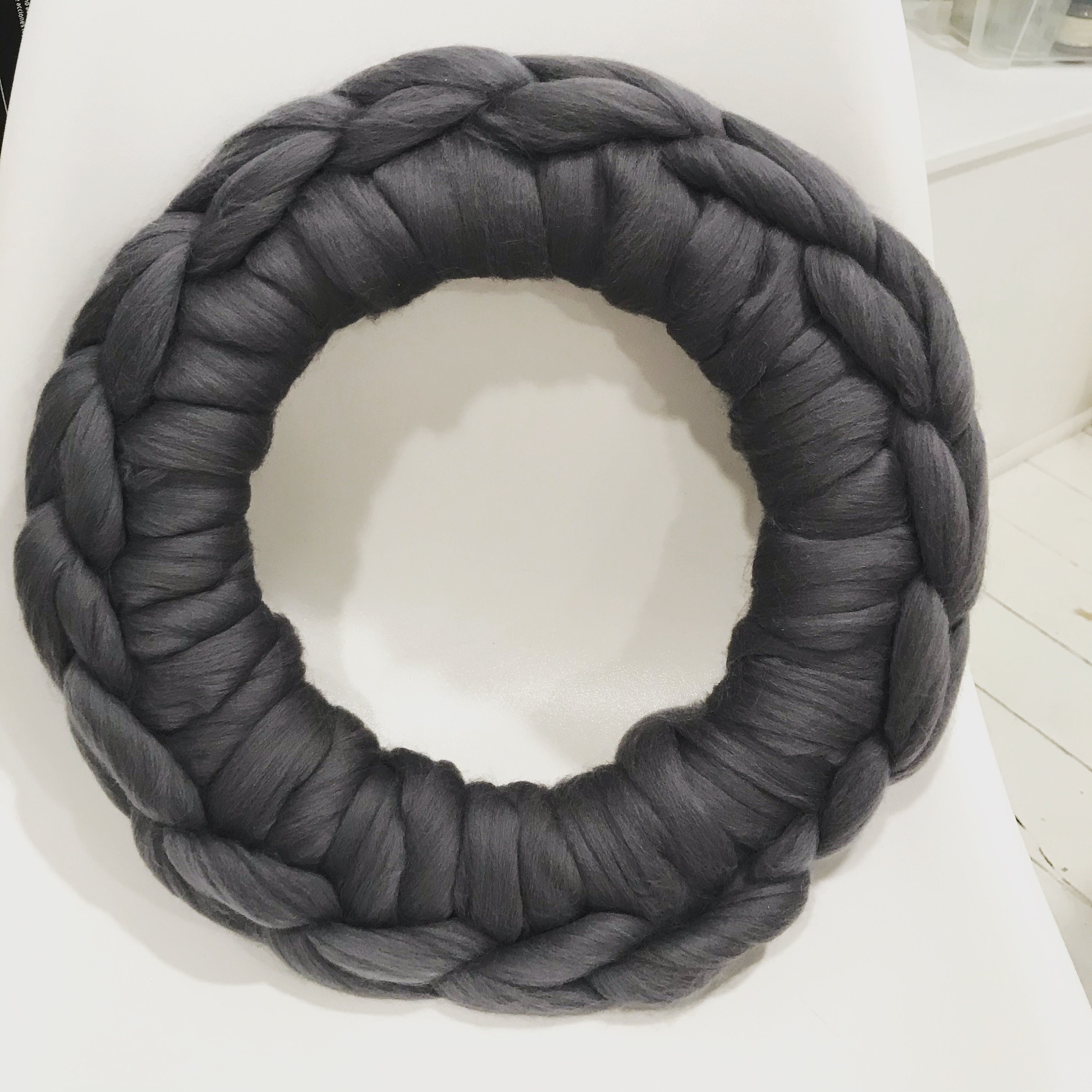 Crochet Wool Wreath Pattern - Instant Download - Hand Crochet and ...