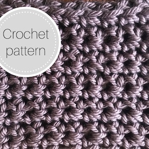 Finger crochet blanket pattern - hand crochet blanket - crochet blanket pattern - chunky knit blanket - crochet baby blanket