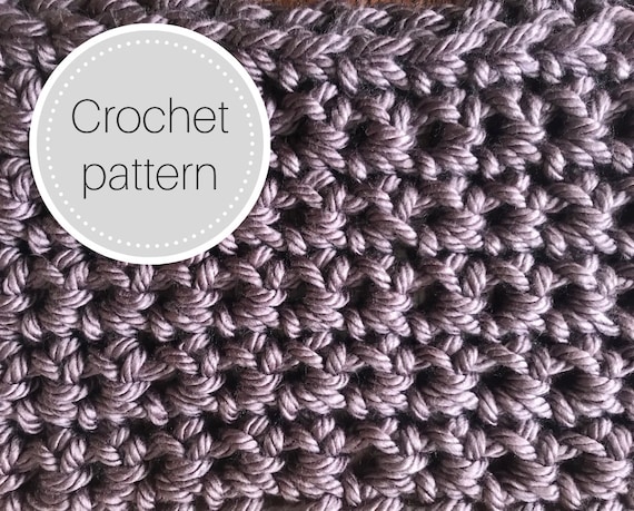 Finger Crochet Blanket Pattern Hand Crochet Blanket | Etsy