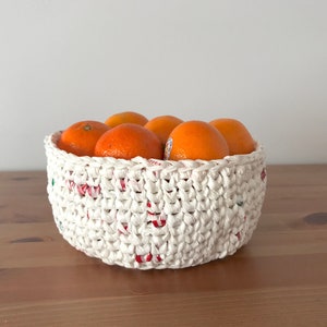 Plastic bag plarn crochet pattern crochet basket instant download crochet bowl crochet basket pattern recycled yarn plochet image 7