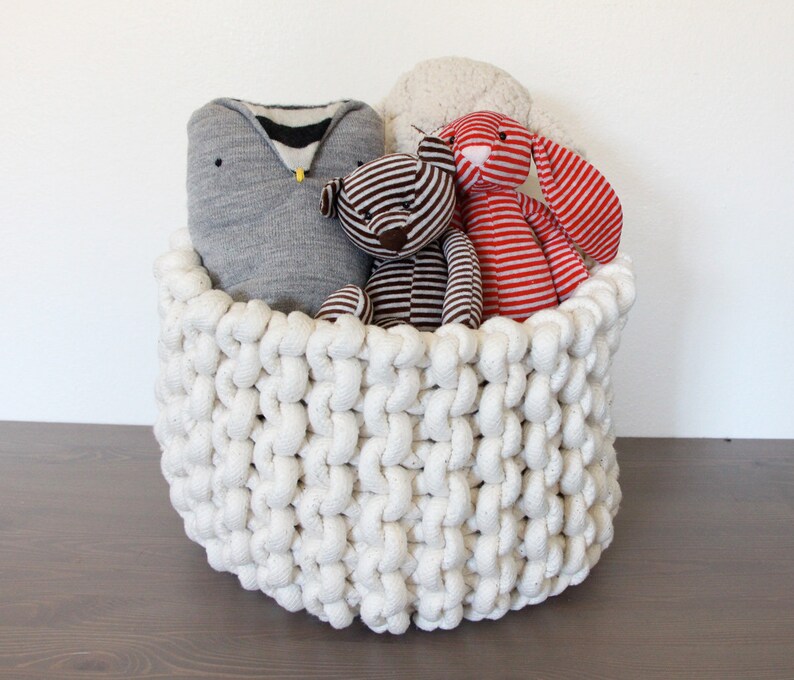 Knit Pattern Pack Rope Basket Rope Rug and Rope Pouf Etsy
