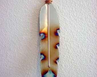 Native American Indian Style Feather Steel Southwest Home Decor Metal Cabin Lodge Old West Wall Art