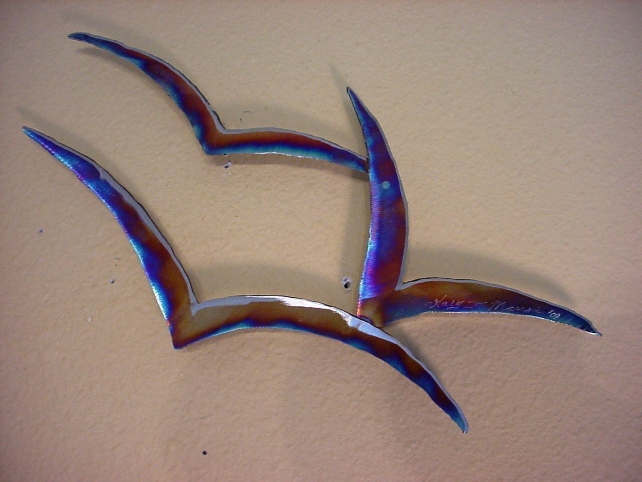 Seagull Seagulls Gull Gulls Birds Steel Wall Art Metal Ocean Etsy