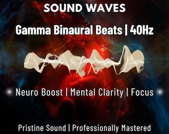 Onde gamma, battiti binaurali 40 Hz: audio per potenziare la concentrazione e la capacità cognitiva del cervello (download immediato)