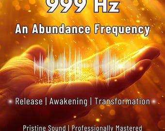 Frecuencia de sanación sonora de 999 Hz: Audio de limpieza energética para el crecimiento espiritual (descarga digital)