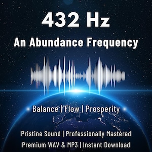 Terapia de sonido Solfeggio de 432 Hz: Sanación profunda y alivio del estrés (Descarga de MP3)