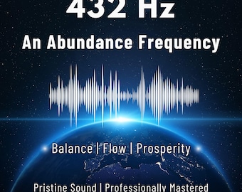 432Hz Solfeggio Sound Therapy: Deep Healing Stress Relief Audio (Digital Download)