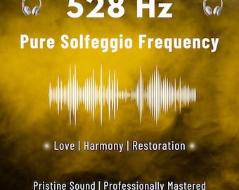 528Hz Solfeggio Frequency: DNA Repair Love Healing Meditation Audio (Digital Download)