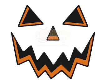 Visage effrayant de citrouille PNG | Clipart Lanterne Jack O | Conception de sublimation d'Halloween | La saison effrayante en téléchargement numérique