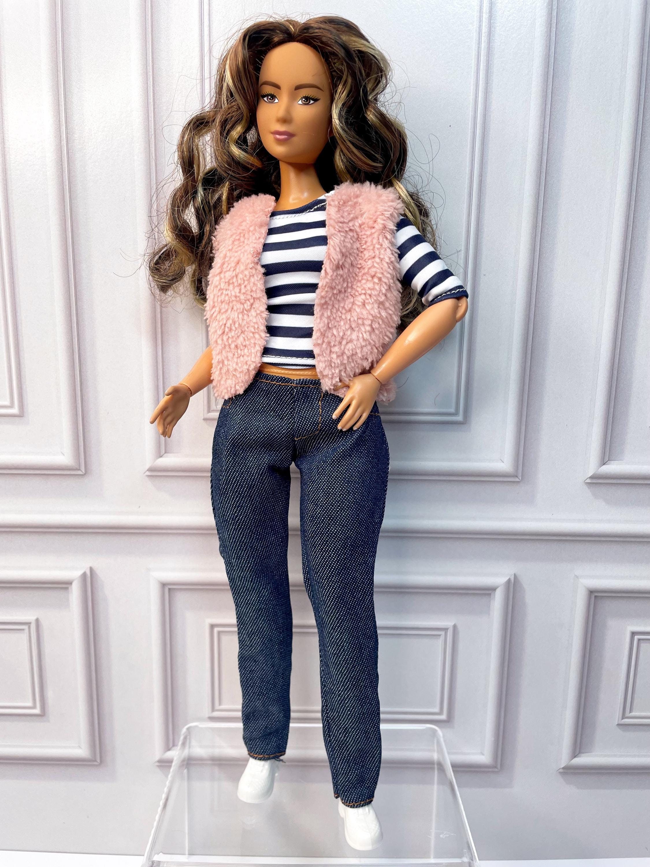 バービー人形ポピーパーカー服ワンピース&ベルトジャンバースカート