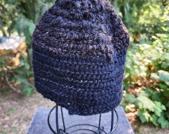 Viking, Norse, Anglo Saxon, Nalbinding hat, Hand spun and dyed wool, oslo stitch