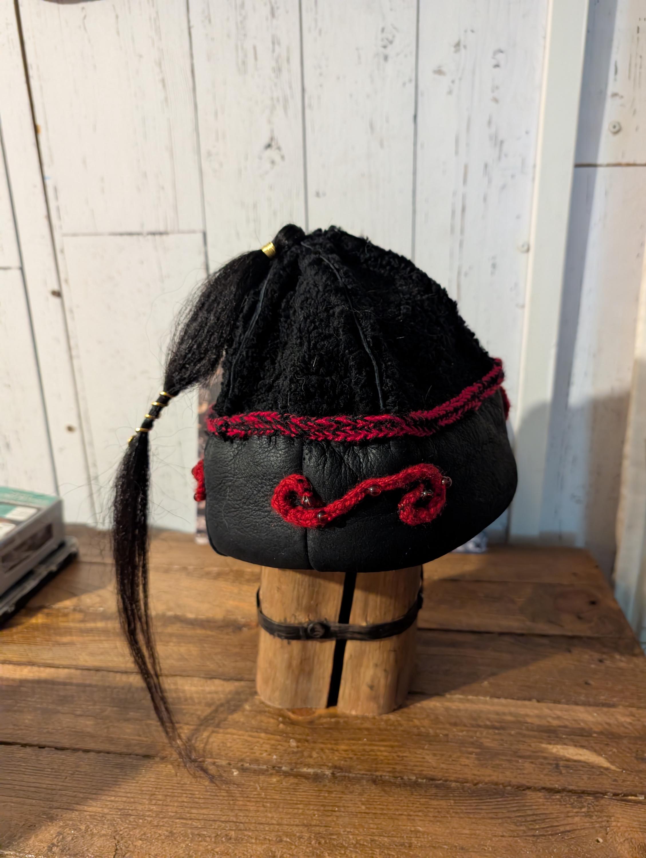 Mongolian, Cossack, Norse, Viking Style Hat Black Persian  display picture 1