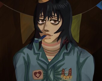 Mouthwashing Anya inspired Print