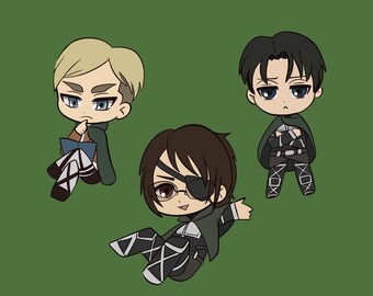 AOT inspired keychains