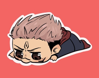 Sukuna JJK grumpy sticker