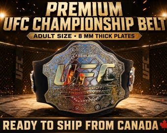 Alter Ultimativer Kampf Ufc Wrestling-Meisterschaft Gürtel Replik 8 mm bestes Geschenk für ihn Weihnachten Neujahr wwe Replik wwf nwa aew iwgp wbc wbo