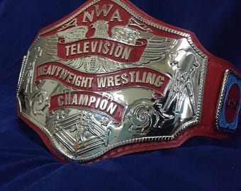 Nwa Television Tv Heavyweight Championship Title best gift for him Christmas new year boxing lover wwe replica wwf nwa aew iwgp wbc wbo