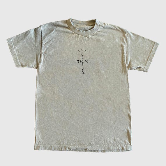 国内発送■CACTUS JACK■UTOPIA THUNDER TEE Travis Scott Cactus Jack Utopia Heavy Black T-Shirt Size