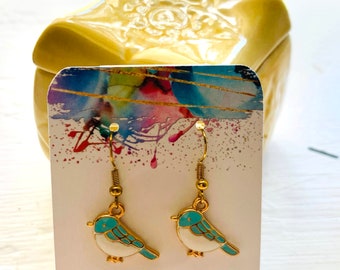 Boucles d’oreilles Bluebird