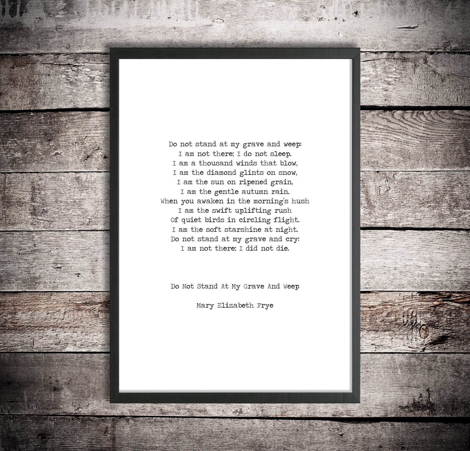 Do Not Stand At My Grave Printable Poem Mary Elizabeth Frye Etsy Espa a do-not-stand-at-my-grave-printable-poem-mary-elizabeth-frye-etsy-espa-a