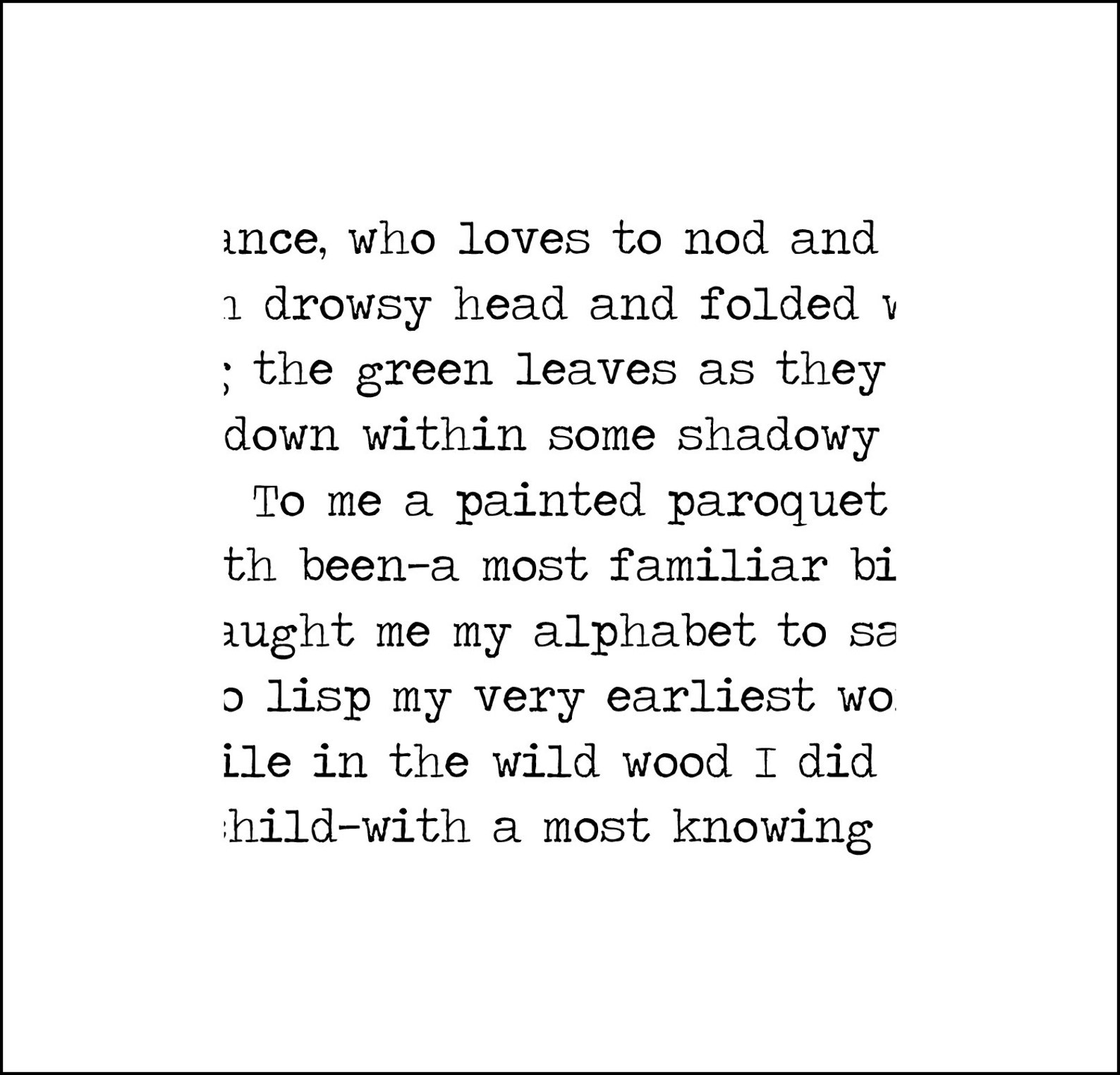 Edgar Allen Poe Printable Poem 'romance' Instant Download Literary Gift