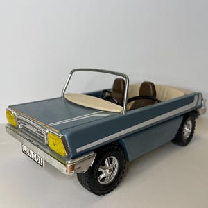 Vintage 1970s Lundby Original Wooden Car (1:16 Scale)