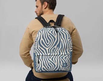 All-Over Print Backpack, Unisex Water-Resistant Travel Bag