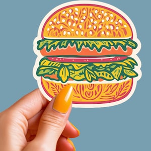 Delicious Burger stickers for foodies