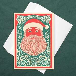 Carte de vœux pour Noël Moderne Carte Noël colorée Carte Noel Amusante