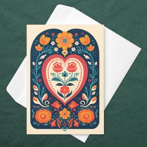 Carte de vœux de Saint Valentin