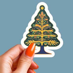 Autocollant Sapin de Noël pour décoration de Noël - Sticker Sapin de Noël