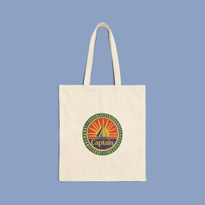 Captain Stofftasche Maritime Einkaufstasche Segel-Motiv für Strand, Alltag und Meeresliebhaber Maritime Einkaufstasche Meerfans Geschenk