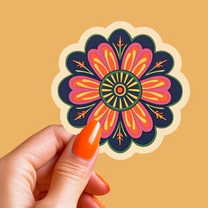 Autocollant Fleur style mandala